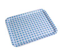 Loops Durable Non-Slip Lap Tray For Meals - Lightweight And Easy To Clean In Blue And White