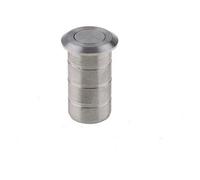 Loops Durable Stainless Steel Floor Bolt Socket For Concrete - 20X25mm Dust Proof Design