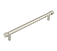 Loops Elegant 224mm Satin Nickel Cabinet Handle For Stylish Interiors - Kitchen Drawer Pull Handle