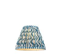 Loops Elegant 25Cm Handcrafted Marlin Blue Tapered Cylinder Lamp Shade