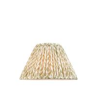 Loops Elegant 30Cm Herb Green Tapered Cylinder Lamp Shade - Handcrafted With Leaf Design