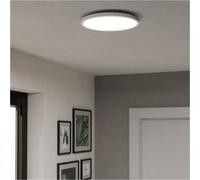 Loops Elegant 30Cm White Round Led Pendant Ceiling Light For Modern Interiors