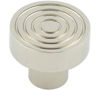 Loops Elegant 30mm Polished Nickel Cupboard Knob For Stylish Home Decor - Kitchen Cabinet Knob