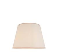 Loops Elegant 40Cm Vintage White Tapered Lamp Shade With Almond Edge