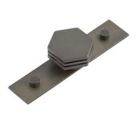 Loops Elegant 40mm Plain Dark Bronze Cupboard Knob For Modern Interiors - Kitchen Cabinet Knob