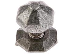 Loops Elegant 73mm Pewter Centre Door Knob for Stylish Home Decor - External Front Door Knob