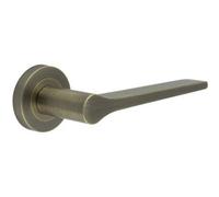 Loops Elegant Antique Brass Door Handle For Timeless Interiors - Interior Handle