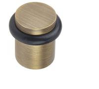Loops Elegant Antique Brass Door Stops For Home And Office - Solid Brass & Rubber Stopper