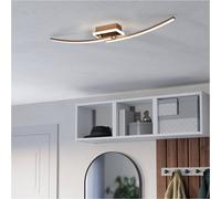 Loops Elegant Bronze Ceiling Light for Indoor Space - Stylish Semi Flush Loops Multicolor