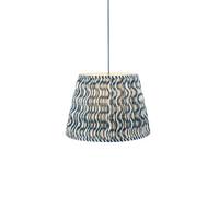 Loops Elegant Brushed Aged Brass Pendant Light With Blue Flex - 6W Led B22