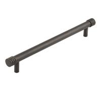 Loops Elegant Dark Bronze Cabinet Handle 224mm For Stylish Interiors - Kitchen Drawer Pull Handle