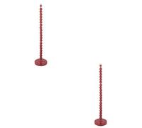 Loops Elegant Gloss Pink Clay Floor Lamps - 2 Pack Of 1327mm Tall E27 Led Compatible Lights