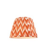 Loops Elegant Handcrafted 40Cm Apricot Orange Zigzag Tapered Lamp Shade
