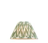 Loops Elegant Handcrafted Cotswold Green Tapered Lamp Shade - 30Cm Pleated Design For Home Decor
