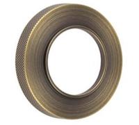 Loops Elegant Knurled Outer Rose In Antique Brass For Doors - Door Handle