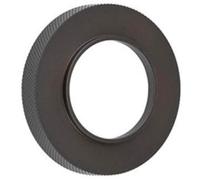 Loops Elegant Knurled Outer Rose In Dark Bronze Finish For Doors - Door Handle