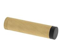 Loops Elegant Knurled Wall-Mounted Door Stops In Satin Brass Finish - Solid Brass & Rubber Stopper