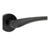 Loops Elegant Matt Black Lever Door Handle For Modern Spaces - Interior Handle