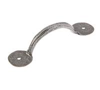 Loops Elegant Pewter Bow Cabinet Handle 138X38mm For Stylish Interiors - Kitchen Drawer Pull Handle