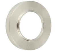 Loops Elegant Plain Outer Roses In Satin Nickel Finish - Door Handle