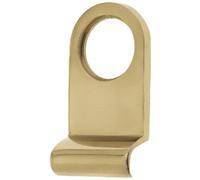 Loops Elegant Polished Brass Plain Cylinder Pulls - 86X44mm - Door Lock Finger Pull