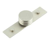 Loops Elegant Satin Nickel Cupboard Knob 40mm For Stylish Home Interiors - Kitchen Cabinet Knob