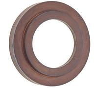 Loops Elegant Stepped Outer Roses In Dark Bronze - Grade 304 Brass - Door Handle