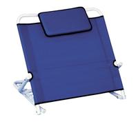 Loops Ergonomic Adjustable Bed Back Rest In Blue Canvas - 5 Angle Positions For Ultimate Comfort