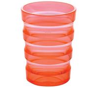 Loops Ergonomic Easy Grip Cup With Spill-Proof Nozzle - Ideal For Hot And Cold Drinks - Orange