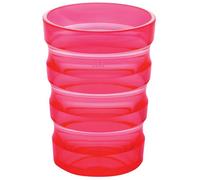 Loops Ergonomic Easy Grip Cup With Spill-Proof Nozzle - Pink