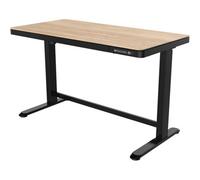 Loops Ergonomic Electric Sit-Stand Desk With Usb Ports And Storage Drawer - 1200 X 600mm Black And Oak Finish
