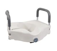 Loops Ergonomic Raised Toilet Seat With Arms - 6 Inch Height For Easy Access