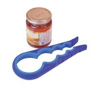 Loops Ergonomic Universal Jar And Bottle Opener For All Sizes With Strong Rubber Grip