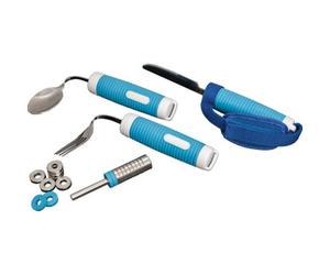 Loops Ergonomic Weight Adjustable Cutlery Set - Fork And Spoon - Ideal For Weak Grip Users