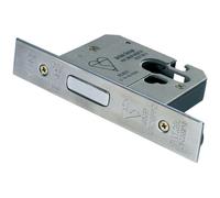 Loops Euro Profile High Security Cylinder Deadlock Replacement Case Only Satin Steel in Metallics Loops Metallics