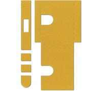 Loops Fire Brigade Lock Kit Intumescent Strip Pack - Fire Smoke Door Frame Set