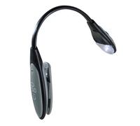 Loops Flexible Led Book Clip Light - Battery Operated Reading Aid With Adjustable Stem