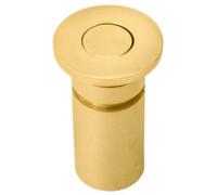 Loops Floor Recessed Dust Excluding Flush Bolt Socket - 45mm Depth Polished Brass