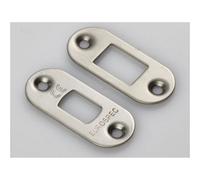 Loops Forend Strike And Fixing Pack - Heavy Duty Tubular Deadbolt - Satin Brass Radius