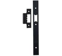 Loops Forend Strike & Fixing Pack Suitable for DIN Security Latch Matt Black Loops Black