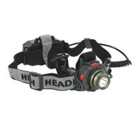 Loops Hands Free Head & Hat Torch - 3W LED - Auto Sensor - Adjustable Band Loops Multicolor