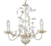 Loops Hanging Flush Ceiling Pendant 3 Light CREAM GOLD Chandelier Lamp Bulb Holder Loops Multicolor