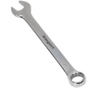 Loops Hardened Steel Combination Spanner - 21mm - Polished Chrome Vanadium Wrench in Metallics Loops Metallics