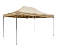 Loops Heavy Duty 3X4.5M Beige Pop-Up Gazebo With Water Resistant Canopy