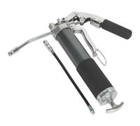 Loops Heavy Duty Grease Gun - 2-Way Operation - Pistol & Lever Type - 3-Way Fill Loops Multicolor