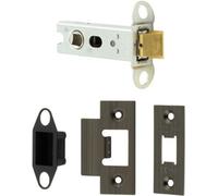 Loops Heavy Duty Tubular Latches - 76mm Antique Brass With Short Travel Design