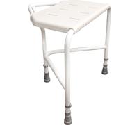 Loops Height Adjustable Corner Shower Stool - Clip on Seat - 159kg Weight Limit Loops Multicolor