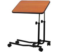 Loops Height Adjustable Overbed Table - Mobile Multi Table For Easy Use In Bed