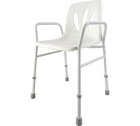 Loops Height Adjustable Shower Chair With Drainage Holes - 820mm To 920mm