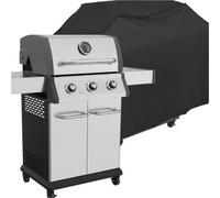 Loops High-Performance 3 Burner Gas Bbq Grill With Weatherproof Cover - Ideal For Outdoor Cooking